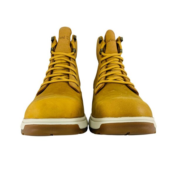 Timberland Atwells Ave Mid Lace Waterproof Wheat Men's Boots Shoes TB1A43VN231 - Picture 5 of 11